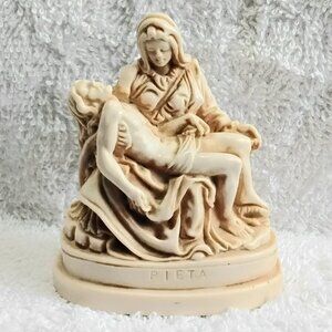 3 1/4" Controversial (Breasts) Mary Holding a Lifeless Jesus Pieta Statue!!